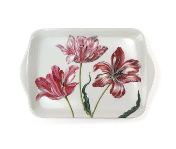 Mini plateau, 21 x 14 cm, Trois tulipes, Merian