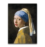 Cartel, 50x70, Chica con un arete de perla, Vermeer