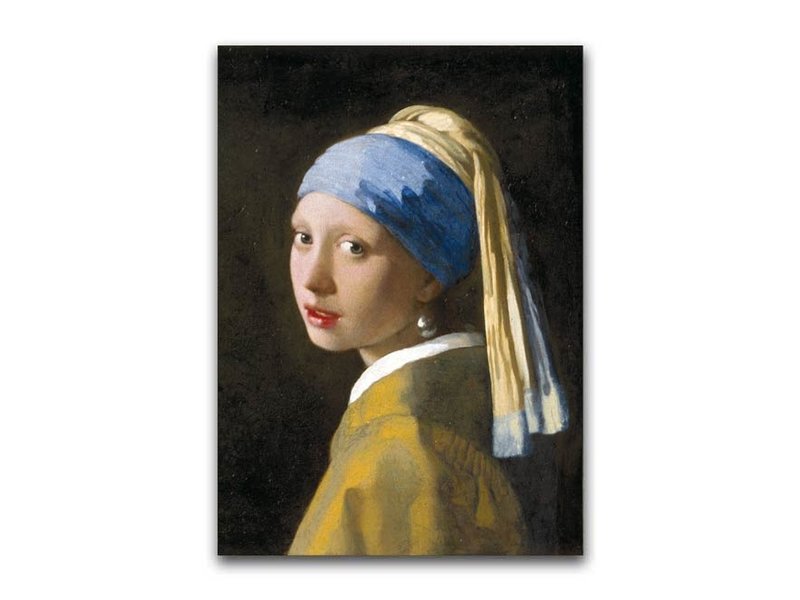 Poster, 50x70, Meisje met de parel, Vermeer