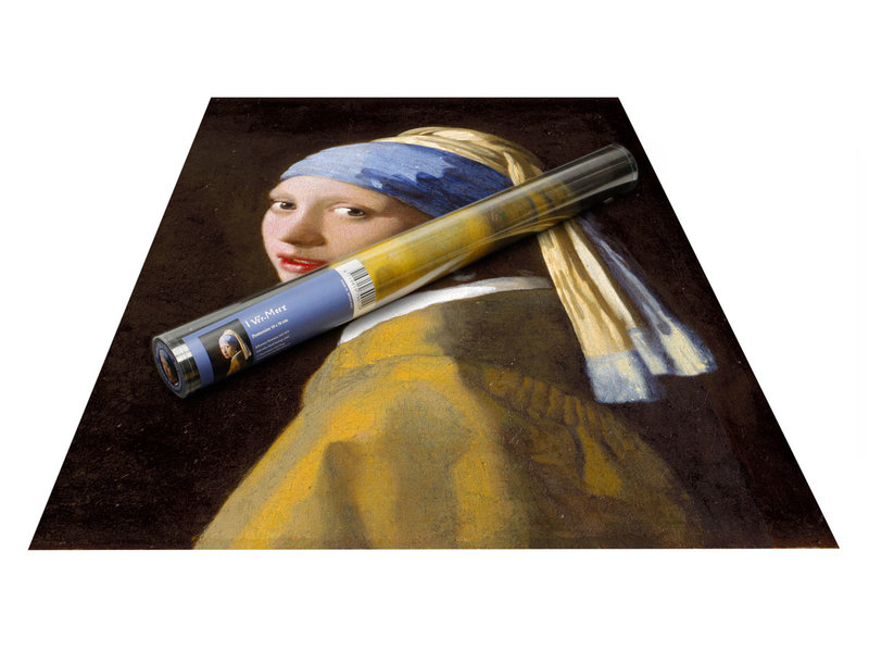 Cartel, 50x70, Chica con un arete de perla, Vermeer