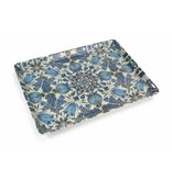 Midi serving  tray (27 x 20 cm), Delft Blue tulips