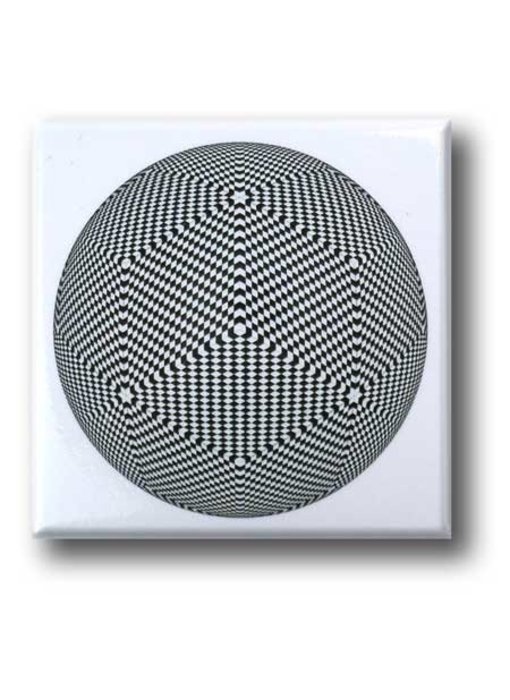 Fridge magnet, Optical Art OA 08