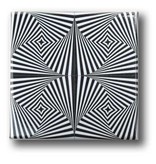 Koelkast magneet, Op-art OA 10