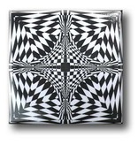 Fridge Magnet, Optical Art OA 17