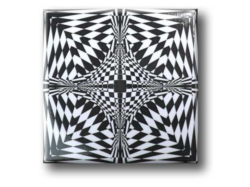 Fridge Magnet, Optical Art OA 17