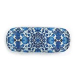 Estuche para gafas, azulejos de tulipán azul de Delft