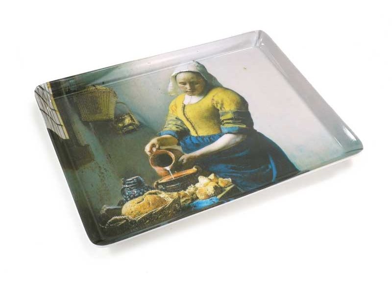 Midi-Tablett (27 x 20 cm) Milchmädchen, Vermeer