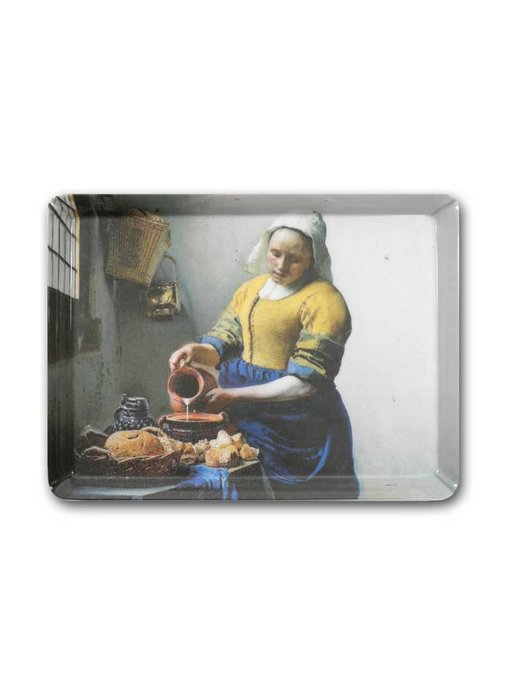 Midi dienblad (27 x 20 cm)  Het melkmeisje, Vermeer