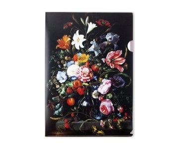 Filesheet A4, Vase with Flowers, De Heem