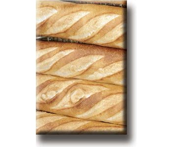 Fridge magnet, French bread