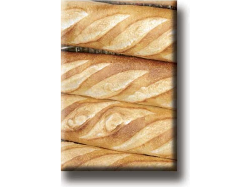 Fridge magnet, French bread