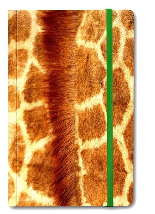 Carnet à couverture souple A6, peau de girafe