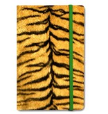 Carnet à couverture souple A6, peau de tigre