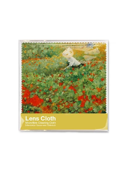 Lens cloth, 15 x 15 cm, The garden, Van Looy