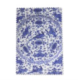 Lens cloth, 10 x 15 cm, Delft blue, Faience plate