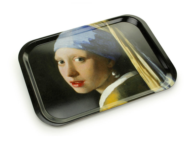Bandeja laminada grande, Vermeer, Niña con Arete de Perlas
