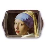 Mini plateau, 21 x 14 cm, Fille avec une boucle d'oreille en perle, Vermeer