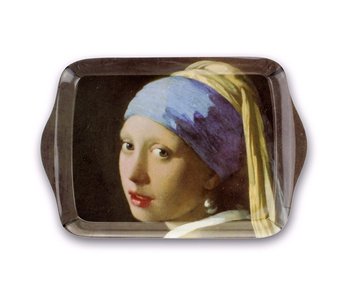 Mini dienblad , 21 x 14 cm,  Meisje met de parel , Vermeer