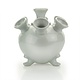 Vase tulipe blanche, rond, 17 cm