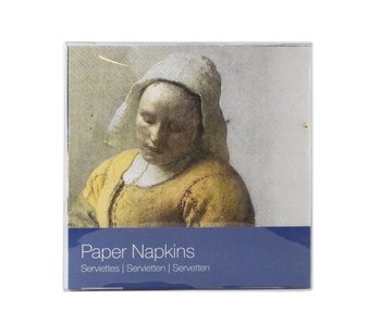 Papieren servetten , Vermeer,  De Melkmeid