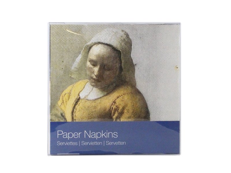 Serviettes en papier Vermeer, Milkmaid