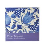 Serviettes papier, Tulipe coin Delft Blue