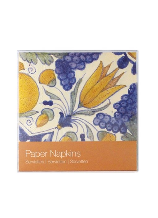 Paper Napkins, Tulip Tile Polychrome