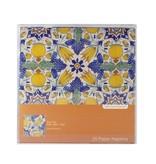 Paper Napkins, Tulip Tile Polychrome