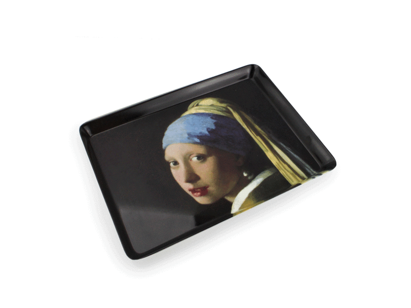 Midi tray (27 x 20 cm), Girl with a pearl earring, Vermeer