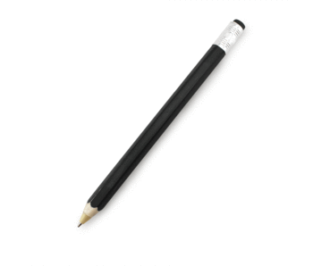 Holzkugelschreiber, schwarz