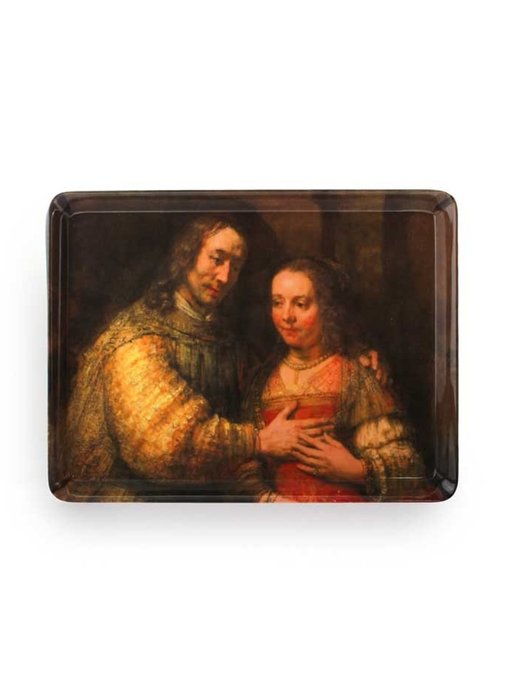 Midi dienblad (27 x 20 cm) , Joodse bruidje, Rembrandt