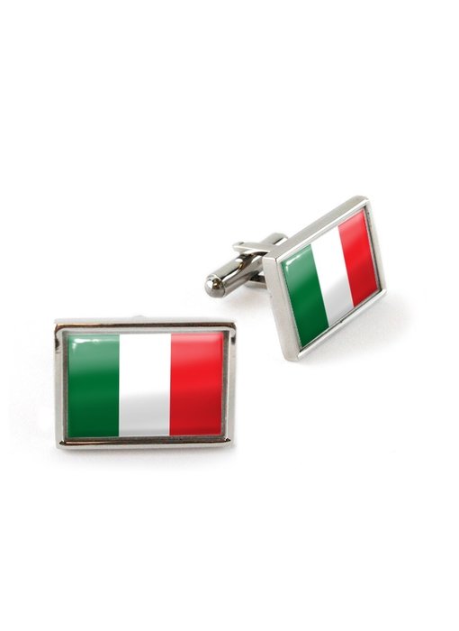 Boutons de manchette, drapeau Italie