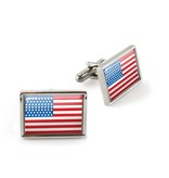 Cufflinks, Rectangular, American flag