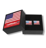 Cufflinks, Rectangular, American flag