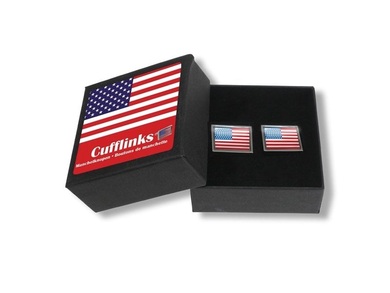 Cufflinks, Rectangular, American flag