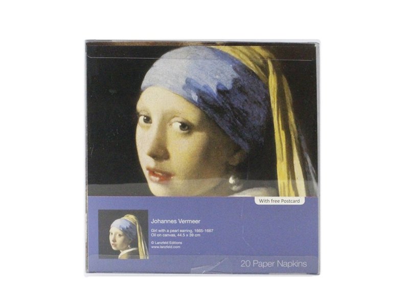 Paper Napkins, Girl with the Pearl, Vermeer