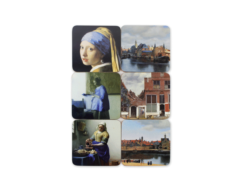 Coasters, Paintings, Vermeer Museum Webshop - Museum-webshop