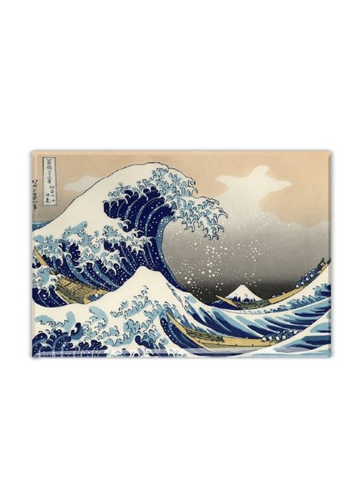 Imán de nevera, La gran ola de Kanagawa, Hokusai