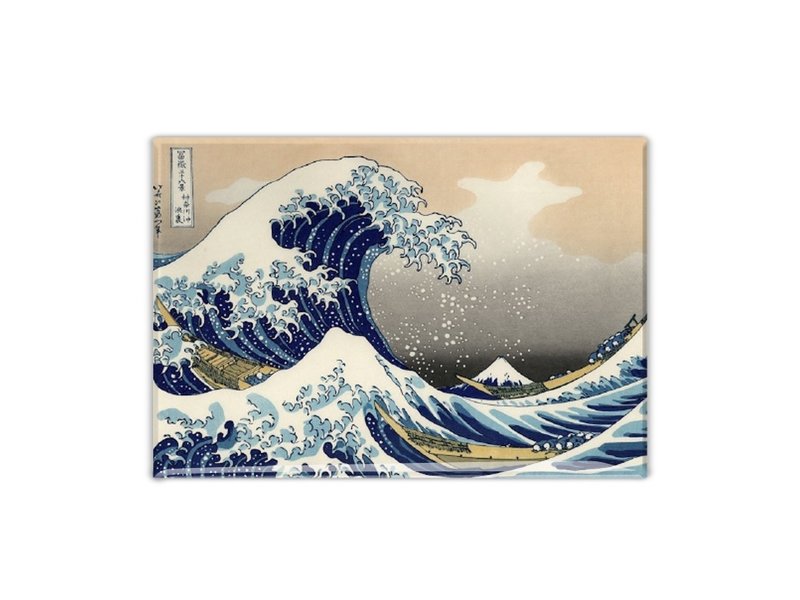 Koelkastmagneet, De grote golf van Kanagawa, Hokusai