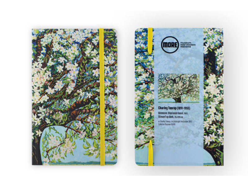 Cuaderno de tapa blanda, flor de Beemster, Toorop