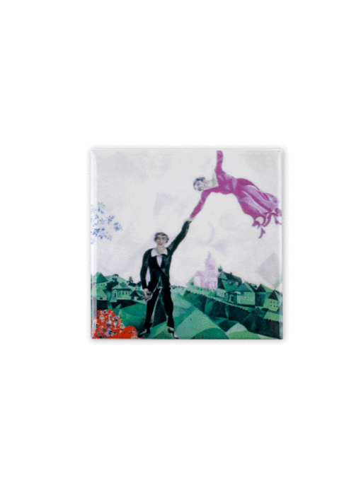 Imán de nevera, paseo marítimo, Chagall