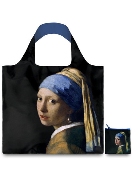 Compradora plegable, VERMEER Chica con el arete de perla