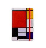 Softcover Notebook A6, Composition, Mondriaan