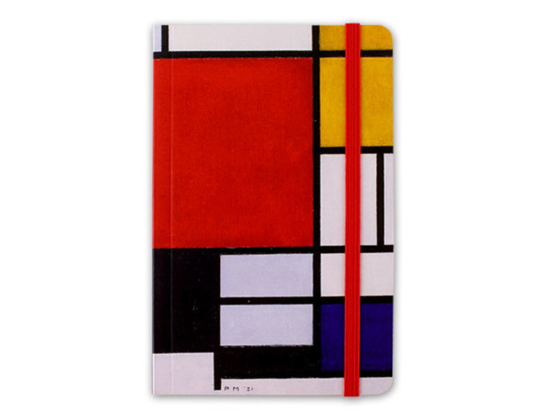 Carnet à couverture souple, Composition, Mondrian