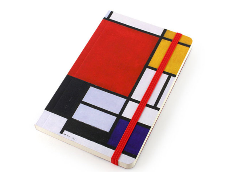 Cuaderno de tapa blanda, Composición, Mondrian