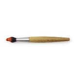 Brush ballpoint pen,   orange tip