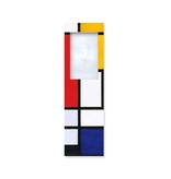 Lesezeichen mit Lupe, Mondrian