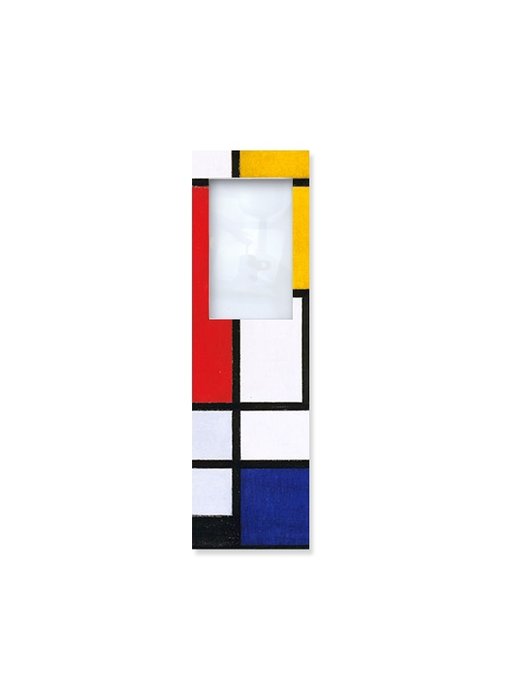 Marque-page avec loupe, Mondrian