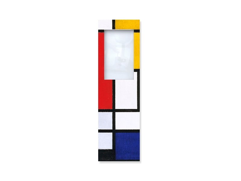 Marcador con lupa, Mondrian