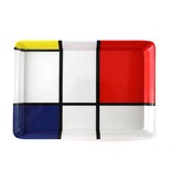 Mini plateau, 21 x 14 cm, composition Mondrian